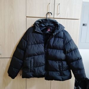 Swiss Tech Charcoal Puffer Jacket